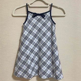 バーバリー(BURBERRY)の【BURBERRY】キャミワンピース(110センチ)(ワンピース)