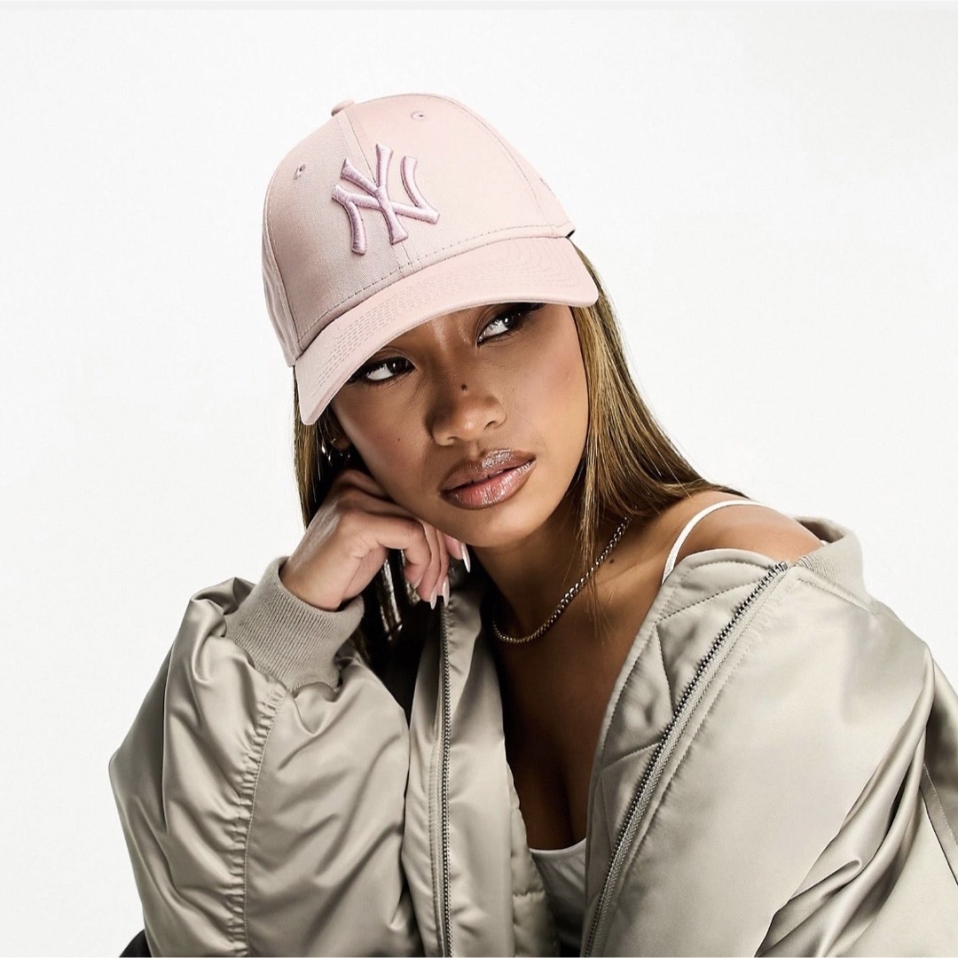 NEW ERA(ニューエラー)の【新品未使用】NEW ERA ニューエラ NY キャップ ホワイト レディースの帽子(キャップ)の商品写真