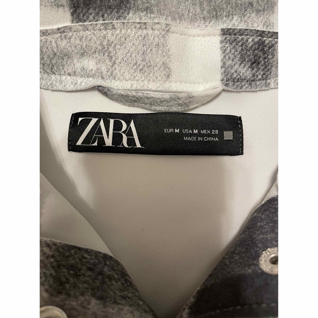 ZARA(ザラ)のZARA チェックシャツ ジャケット レディースのジャケット/アウター(その他)の商品写真