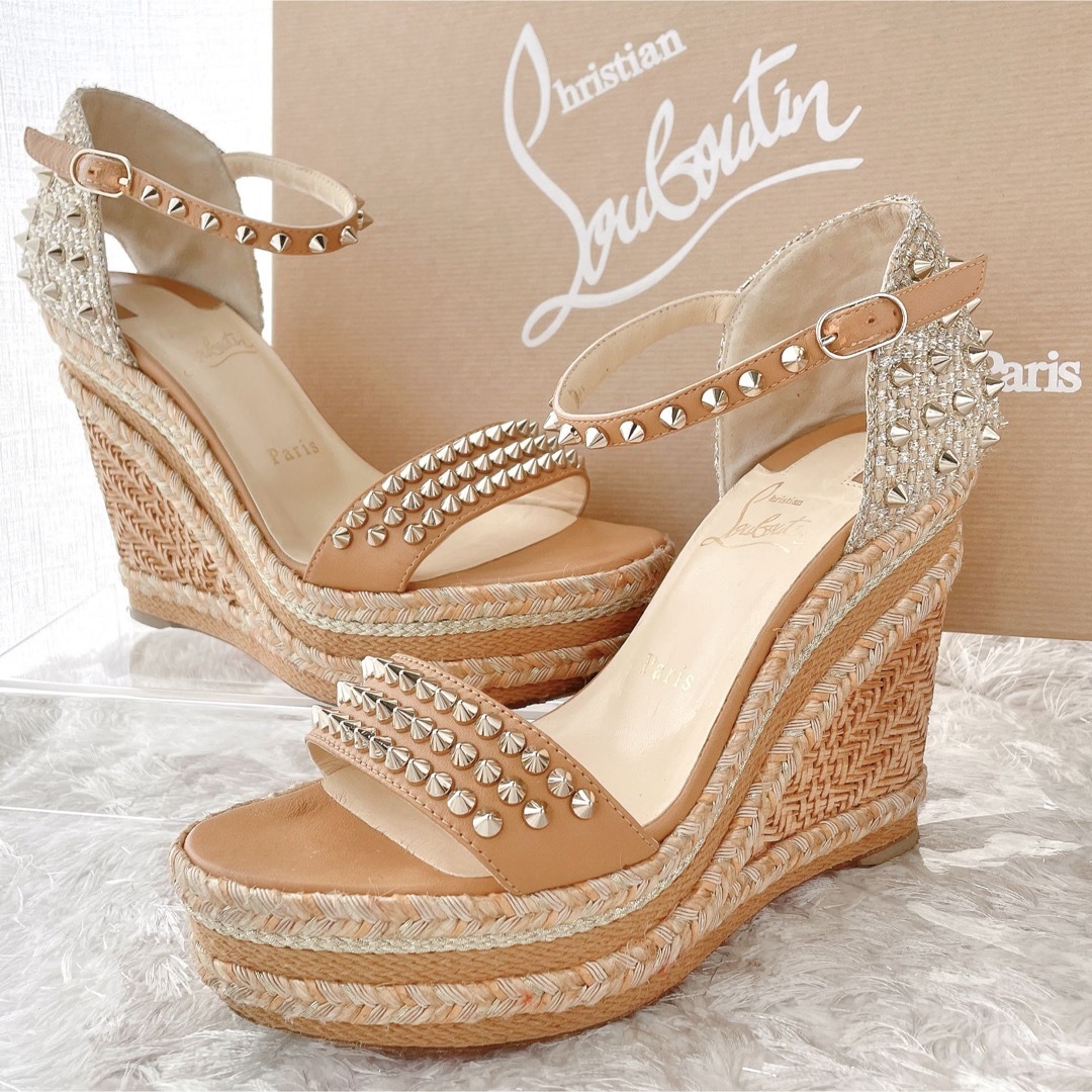 Christian Louboutin - ルブタン スタッズ ウェッジ カタクロウ