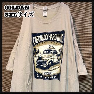 ギルタン(GILDAN)の【ギルダン】半袖Tシャツ　トラック　サーフボード　サーフィン　カリフォルニア37(Tシャツ/カットソー(半袖/袖なし))