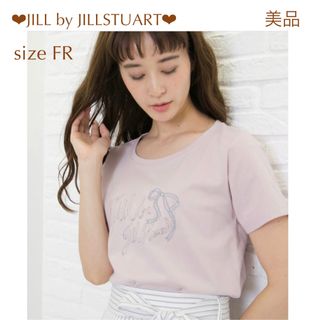 ジルバイジルスチュアート(JILL by JILLSTUART)の美品*JILL*ロゴプリントTシャツ(Tシャツ/カットソー(半袖/袖なし))