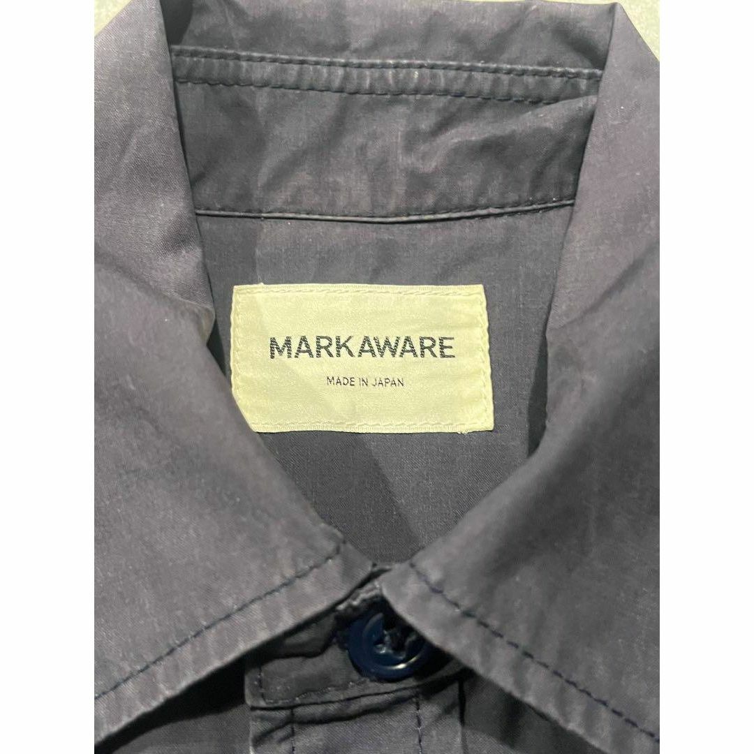 MARKAWEAR(マーカウェア)のmarkaware ミリタリーシャツ　ネイビー　ギア メンズのトップス(シャツ)の商品写真