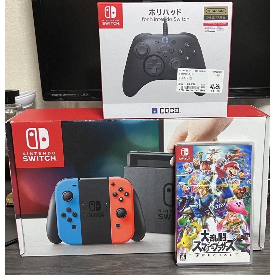 任天堂switch  本体　スマブラ　マリオカート　ジョイコン　ポケモン