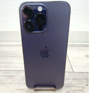 極美品　iPhone14プロマックス　128ギガ　パープル　ストア国内版