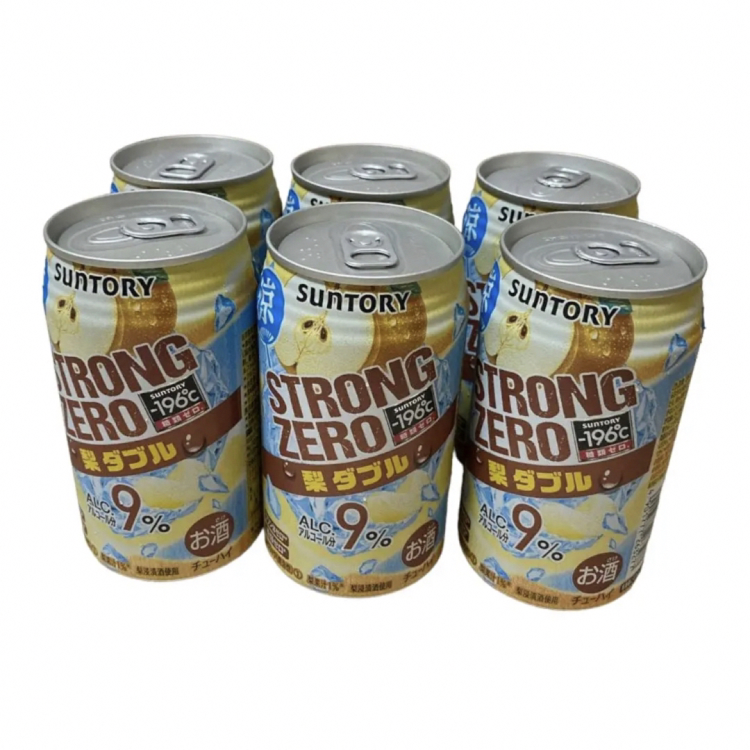 サントリー(サントリー)のストロングゼロ 梨ダブル 6缶セット 食品/飲料/酒の酒(その他)の商品写真