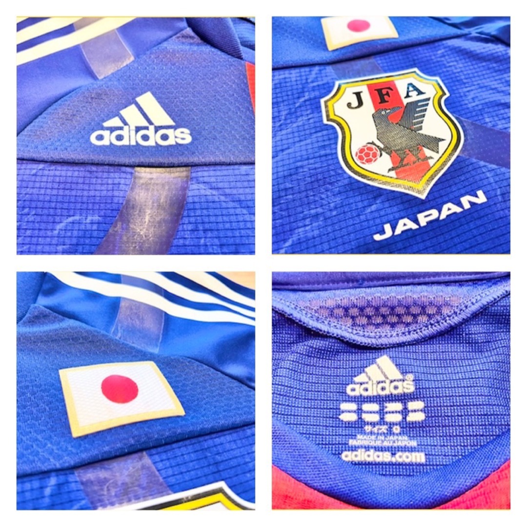 adidas(アディダス)のサッカー日本代表 ユニフォーム　10/11 ホーム オーセンティック　W杯 スポーツ/アウトドアのサッカー/フットサル(ウェア)の商品写真