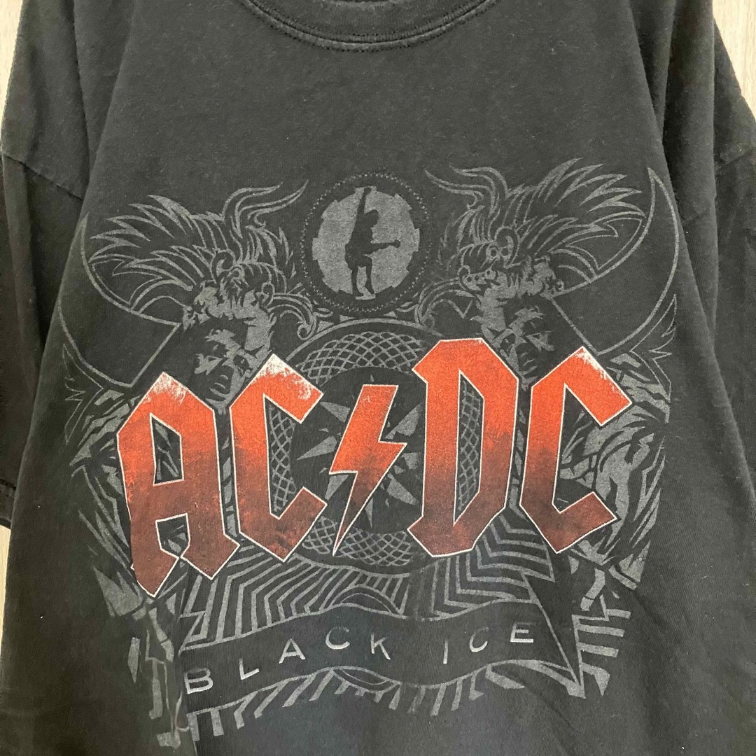 MUSIC TEE(ミュージックティー)のZ810ACDC半袖TシャツビッグプリントバックプリントバンドTシャツバンT メンズのトップス(Tシャツ/カットソー(半袖/袖なし))の商品写真