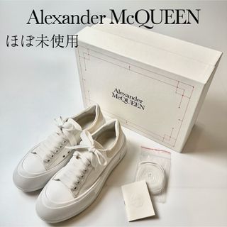 アレキサンダーマックイーン(Alexander McQueen)の【ほぼ未使用】アレキサンダー マックイーン デック レースアップ スニーカー(スニーカー)