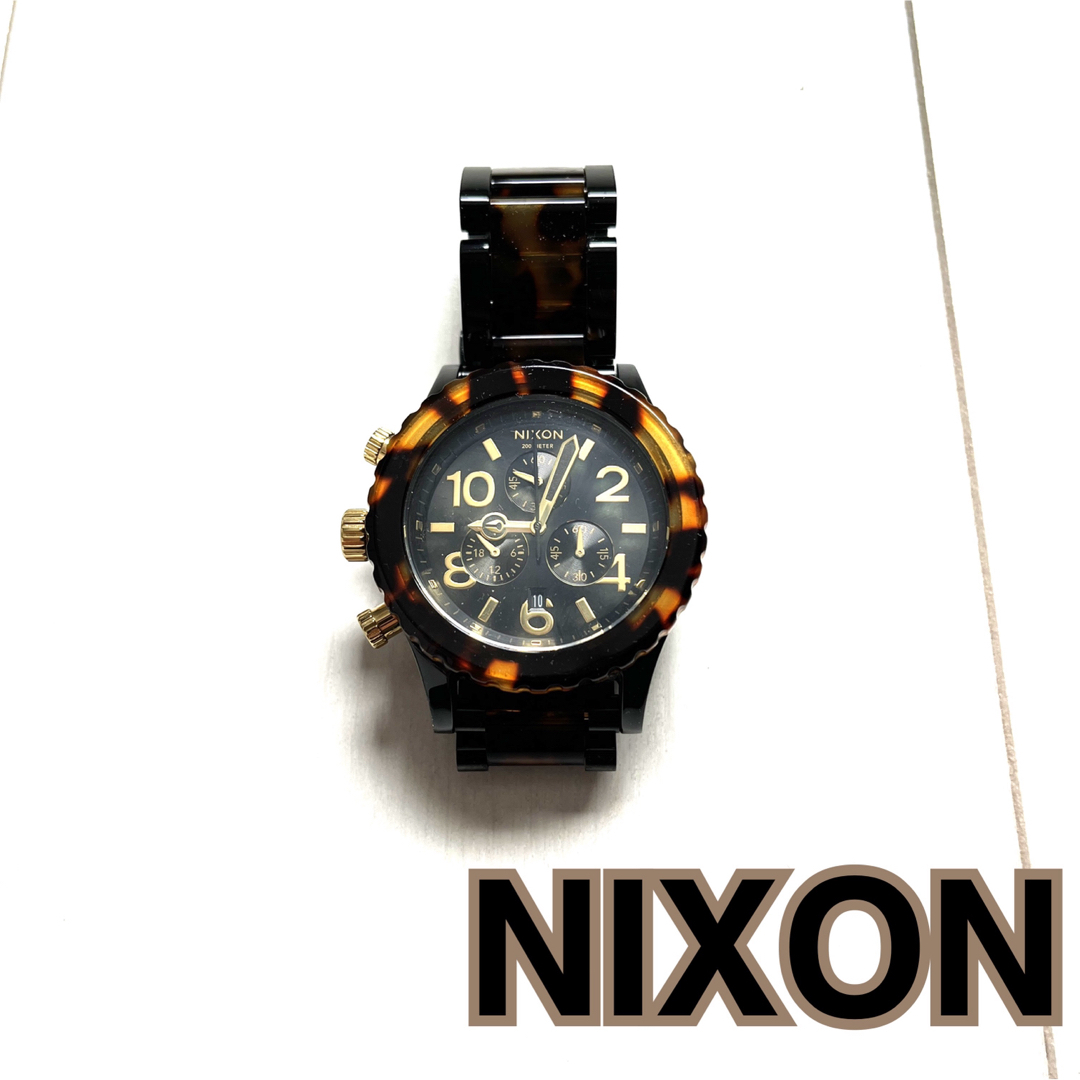 腕時計【希少カラー】NIXON ニクソン 腕時計 レディース べっ甲