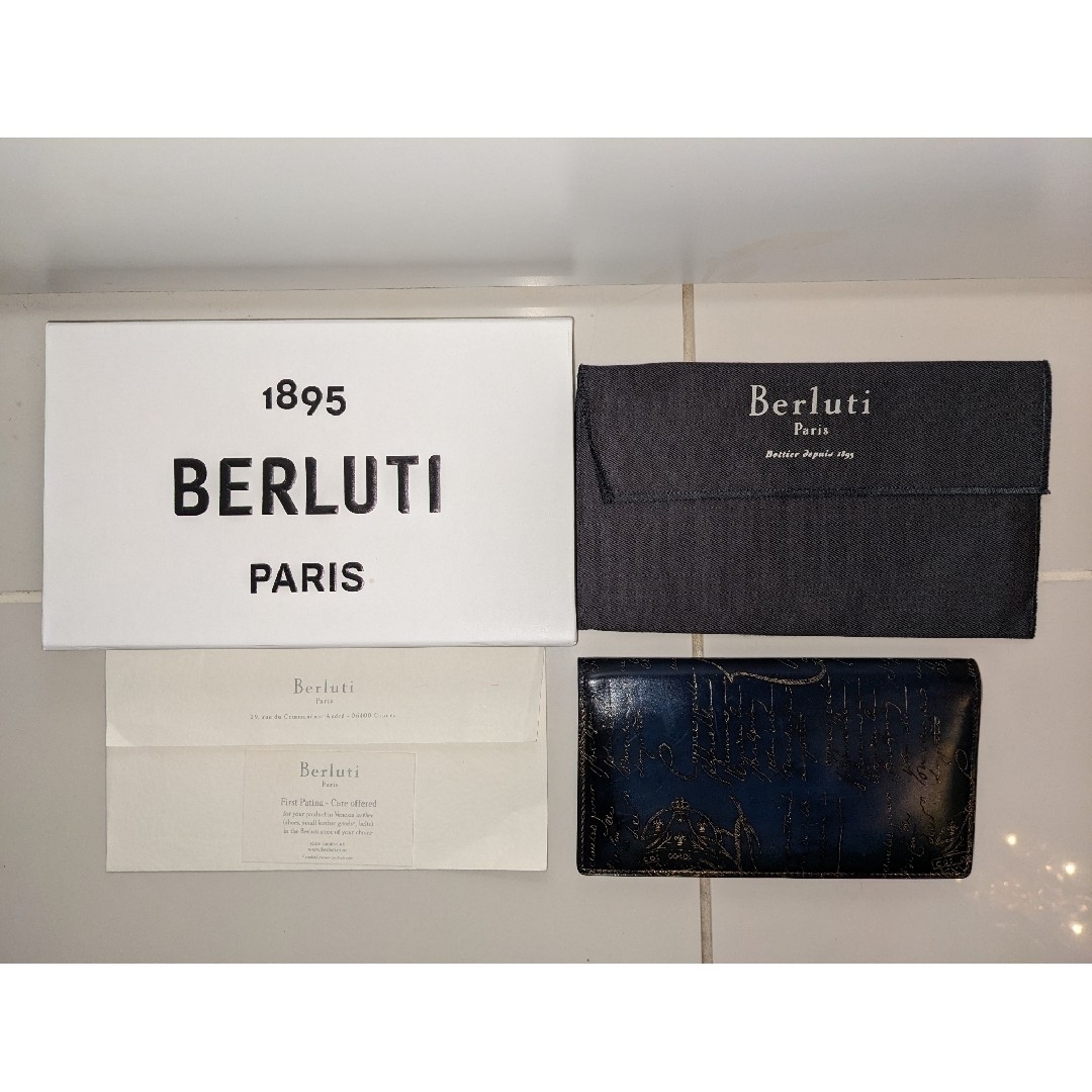 Berluti(ベルルッティ)のBerluti  EBENE ゴールドパティーヌ  長財布 メンズのファッション小物(長財布)の商品写真