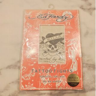 エドハーディー(Ed Hardy)の柄入りストッキング(タイツ/ストッキング)