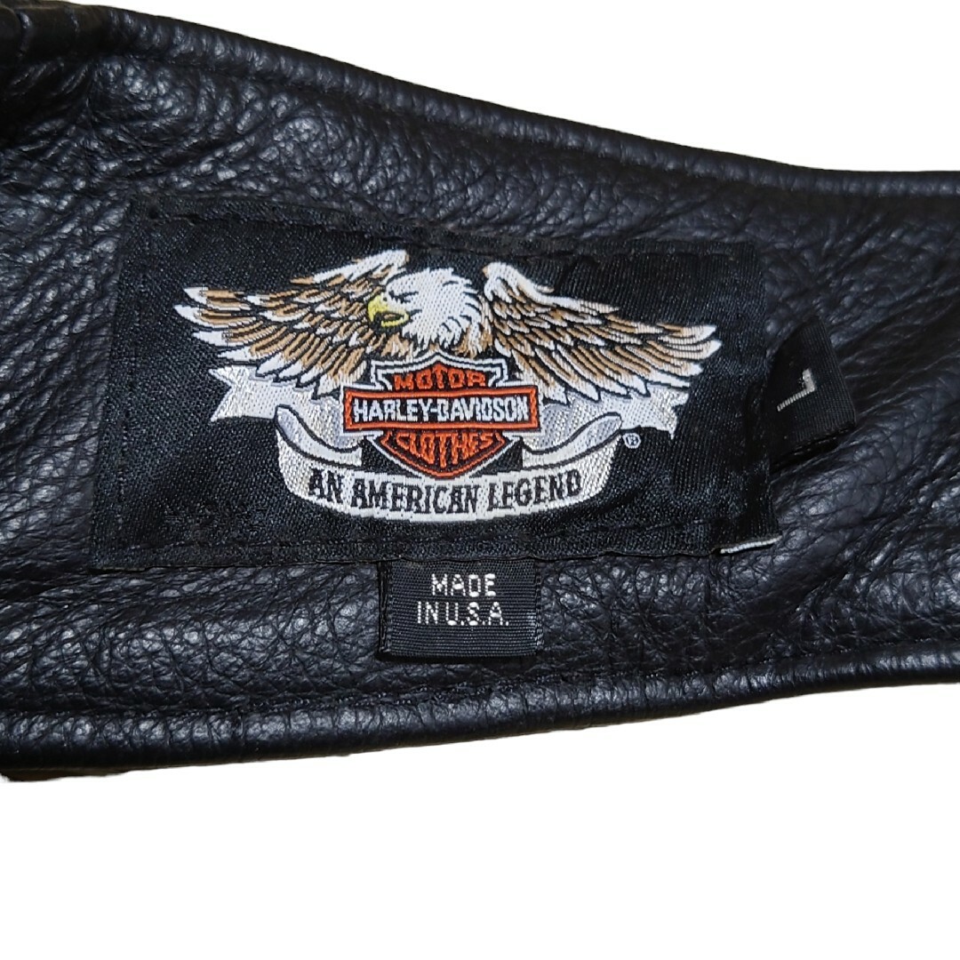 【HARLEY DAVIDSON】USA製 Leather Chaps A949