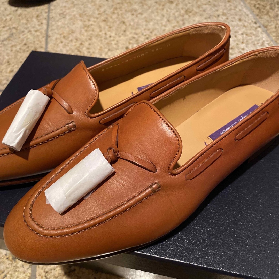 Ralph Lauren(ラルフローレン)の新品　ラルフローレンコレクション　タッセルローファー　23センチ レディースの靴/シューズ(ローファー/革靴)の商品写真