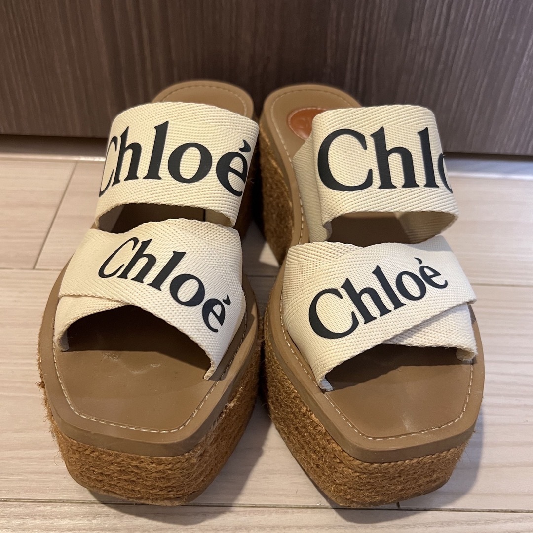 新品【Chloe】WOODY ロゴ サンダル 36サイズ | www.innoveering.net