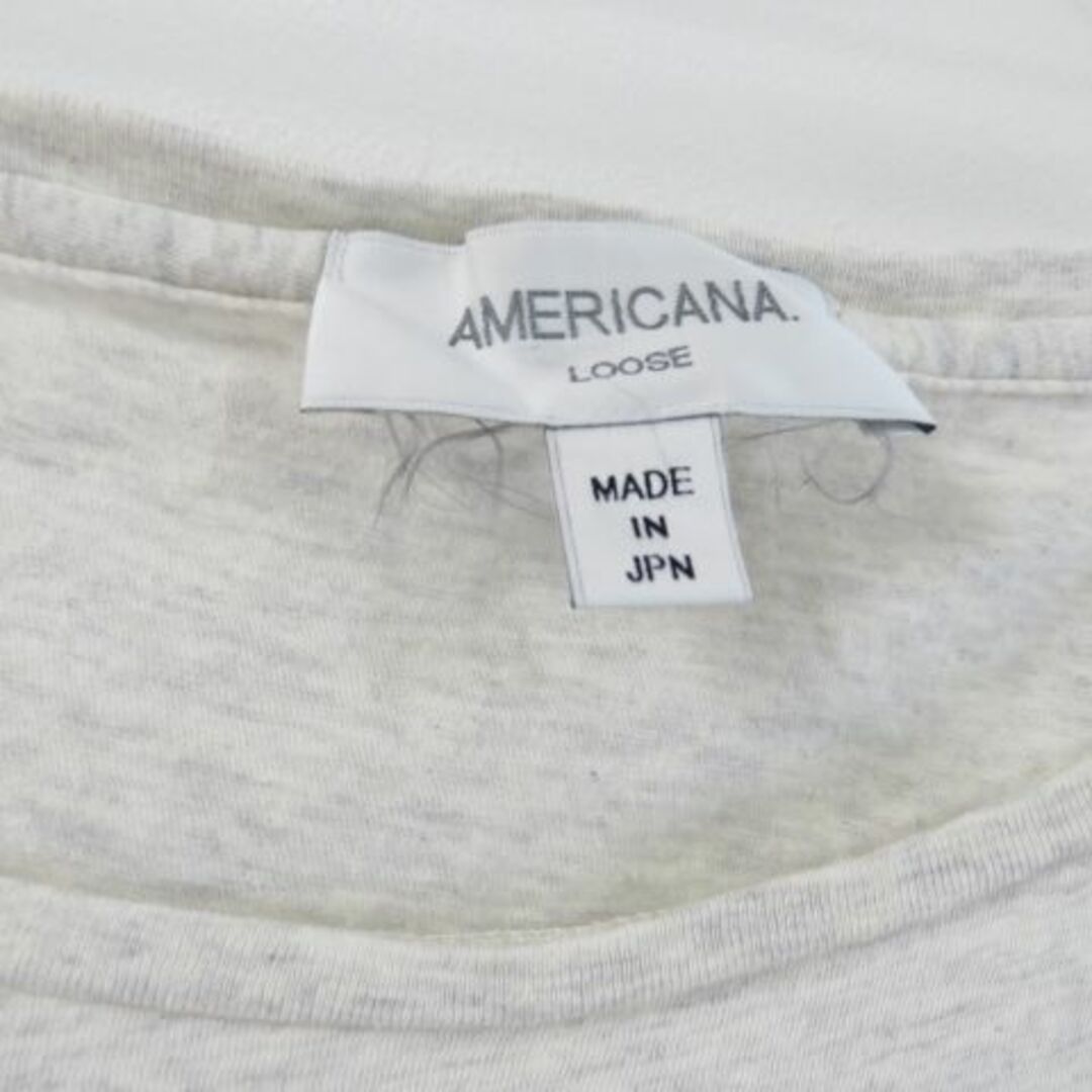 AMERICANA(アメリカーナ)のAMERICANA アメリカーナ　ルーズ　Tシャツ　ゆったり目 レディースのトップス(Tシャツ(半袖/袖なし))の商品写真