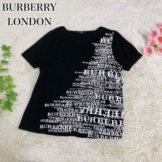 バーバリー(BURBERRY)のBURBERRY バーバリーロンドン ロゴプリント カットソー ブラック 13(Tシャツ(半袖/袖なし))