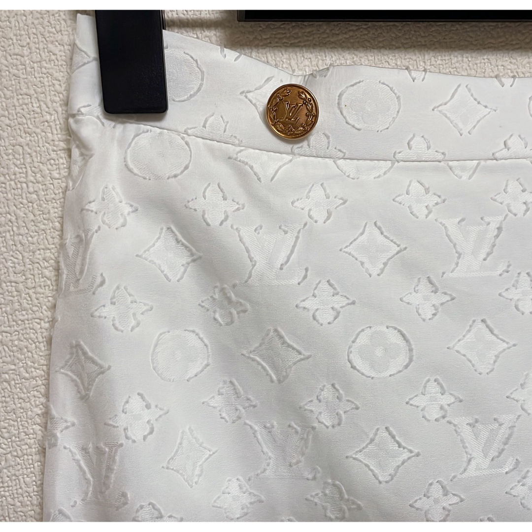 新作/LOUIS VUITTON/ルイヴィトン/モノグラムラップスカート替えボタン