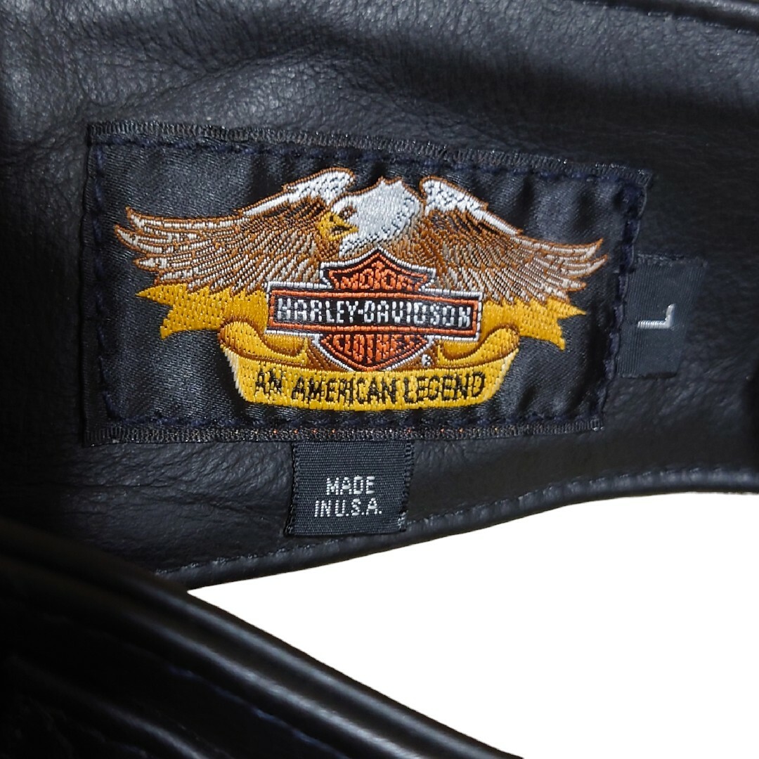 【HARLEY DAVIDSON】USA製 Leather Chaps A950