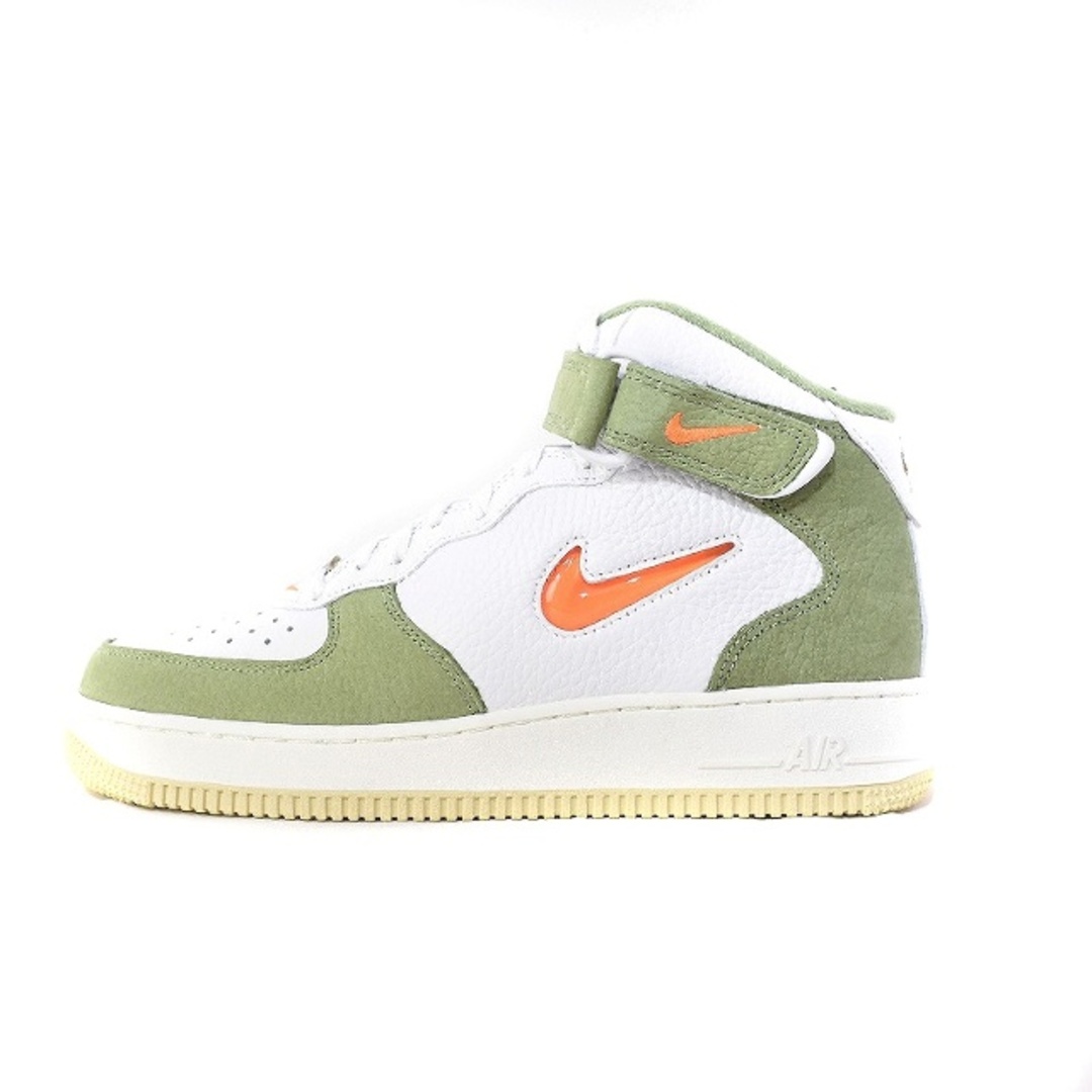 NIKE Air Force 1 Mid QS Olive Green 26cm天然皮革合成繊維底