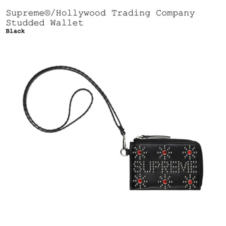 シュプリーム(Supreme)のSupreme HTC Studded Wallet  Black(折り財布)