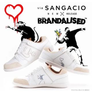 via SANGACIO×BRANDALISED にゅスニーカー(スニーカー)