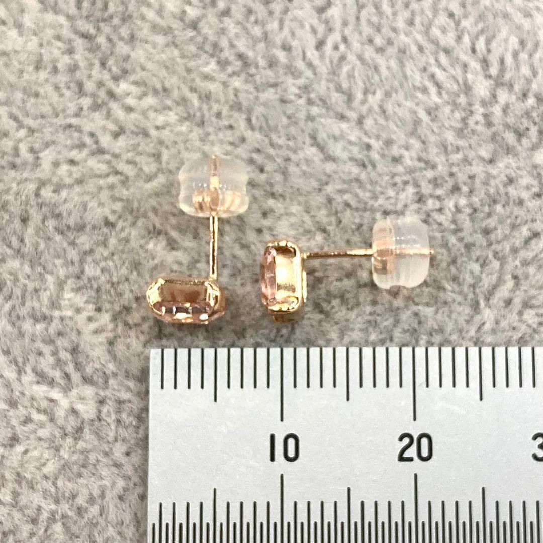 新品】K18PG モルガナイト ピアス (K18 18金 18K) | vrealitybolivia.com