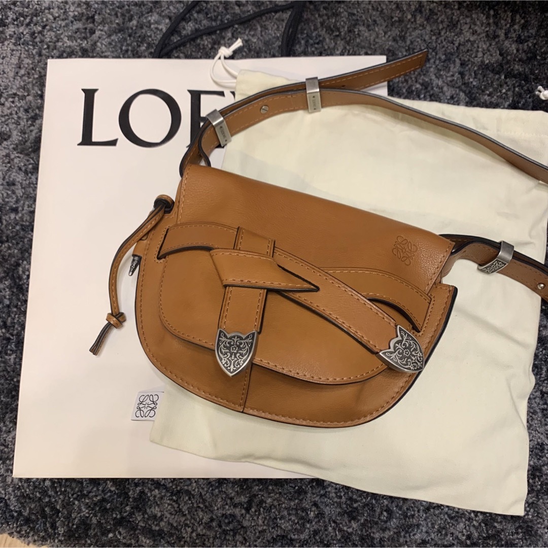 LOEWE ゲート ショルダーバッグ small ウェスタン