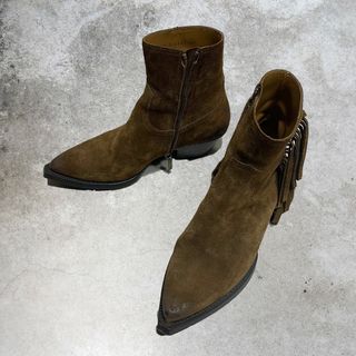 サンローラン(Saint Laurent)のsaint laurent paris サンローラン フリンジ ブーツ ルーカス(ブーツ)