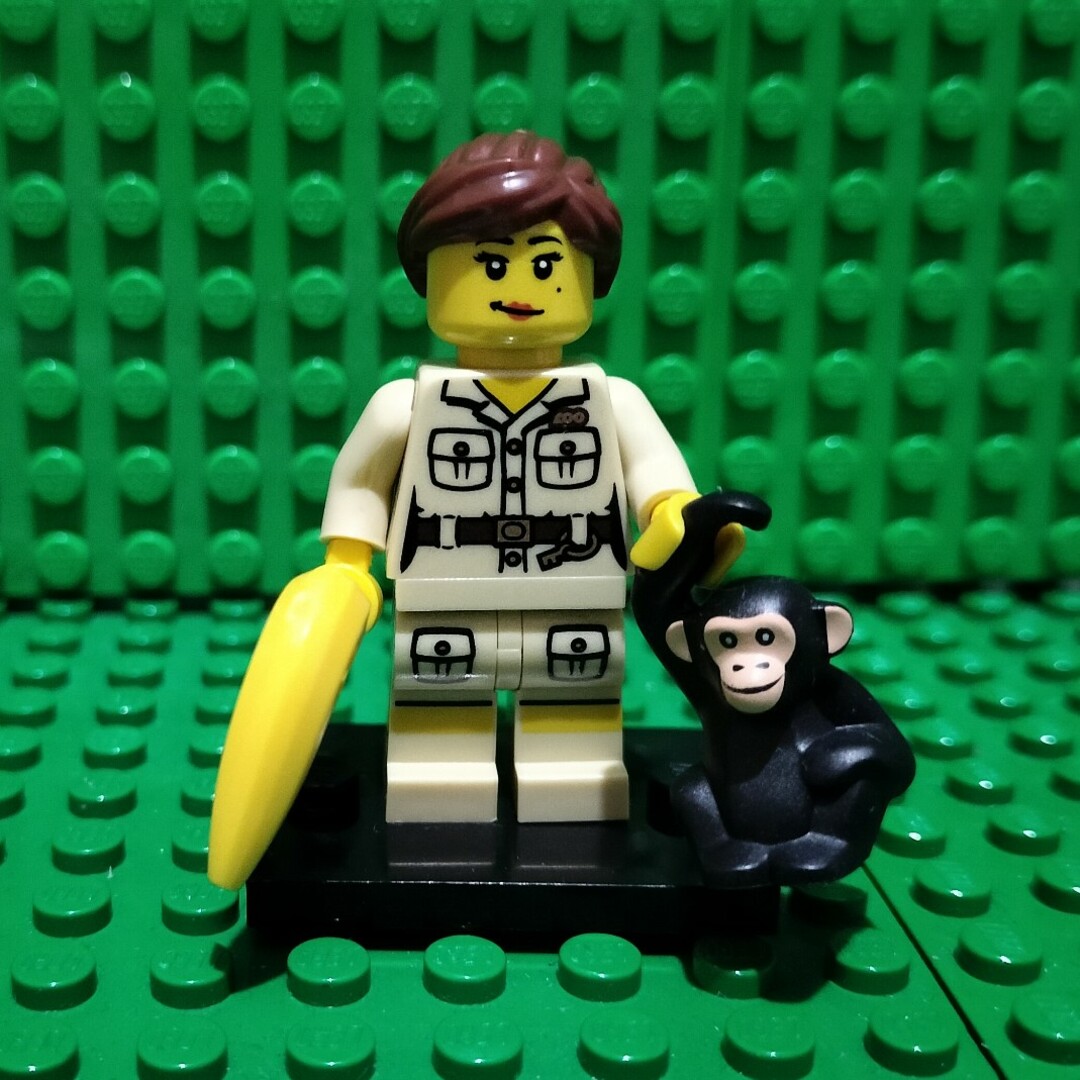 Lego(レゴ)のLEGO 8805 ミニフィギュア シリーズ 動物飼育員 チンパンジー エンタメ/ホビーのおもちゃ/ぬいぐるみ(その他)の商品写真