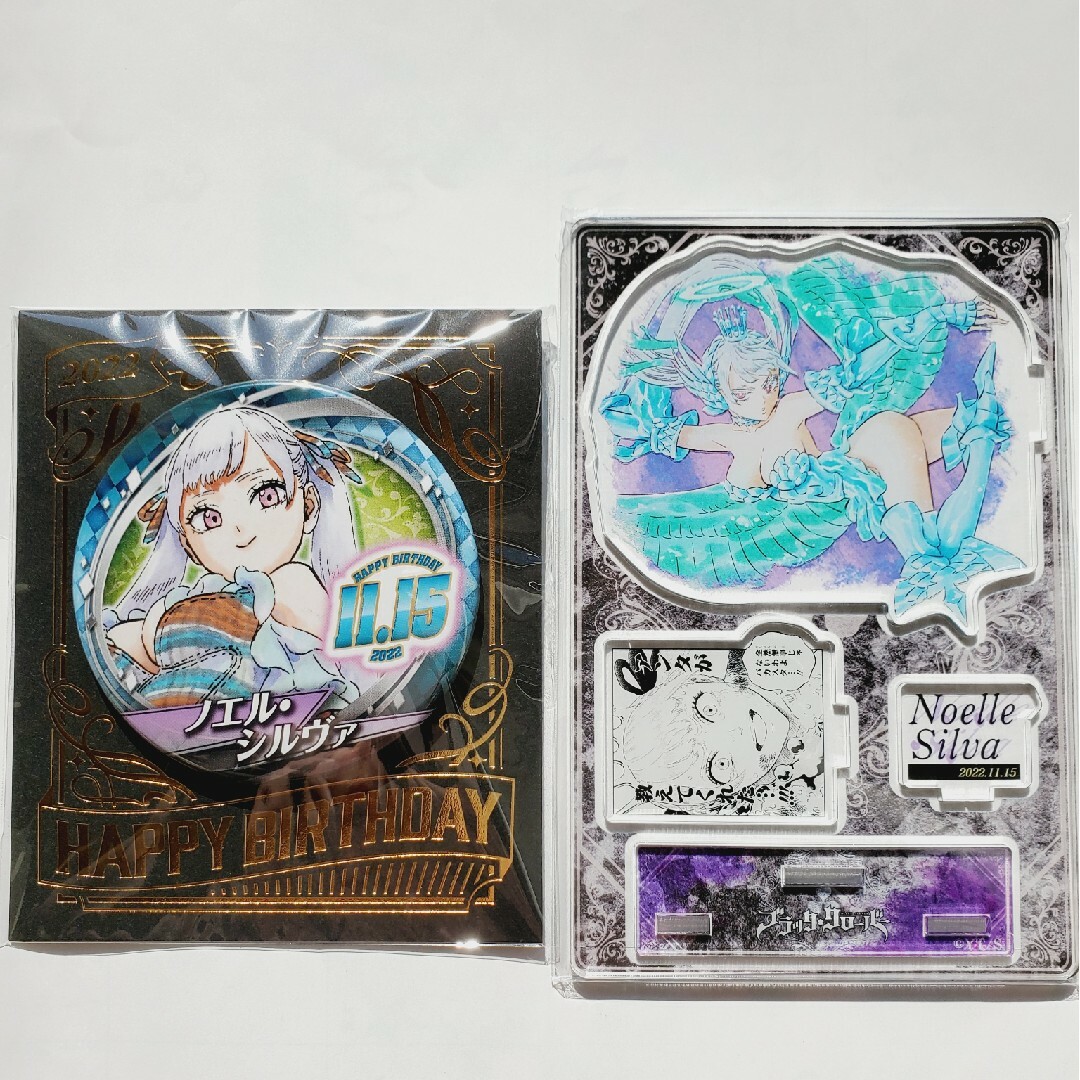 ブラッククローバー ノエル 缶バッジ&ジオラマフィギュア 2022年 ブラッククローバー ノエル 缶バッジ&ジオラマフィギュア 2022年