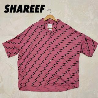 【未使用】SHAREEF（シャリーフ）復刻総柄オープンカラーシャツ