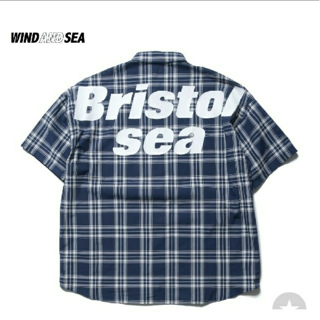 メンズF.C.Real Bristol WIND AND SEA NAVY M