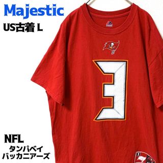 マジェスティック(Majestic)のUS古着 マジェスティック Tシャツ NFL バッカニアーズ ウィンストン (Tシャツ/カットソー(半袖/袖なし))