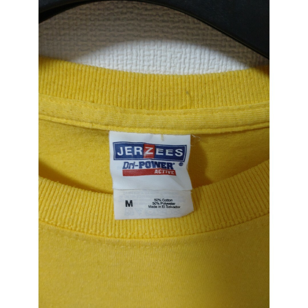 JERZEES(ジャージーズ)のJERZEES APTUS Tシャツ サイズM イエロー ヴィンテージ メンズのトップス(Tシャツ/カットソー(半袖/袖なし))の商品写真