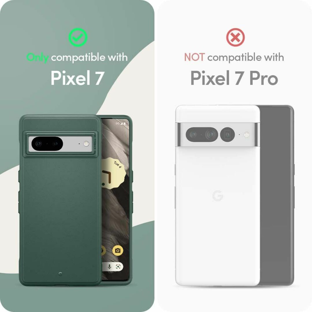 by Spigen Google Pixel 7a ケース TPU ソフトケース ストラップホール