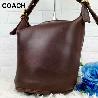 ホワイトブラウン 【未使用に近い】COACH コーチ ベルト オールレザー