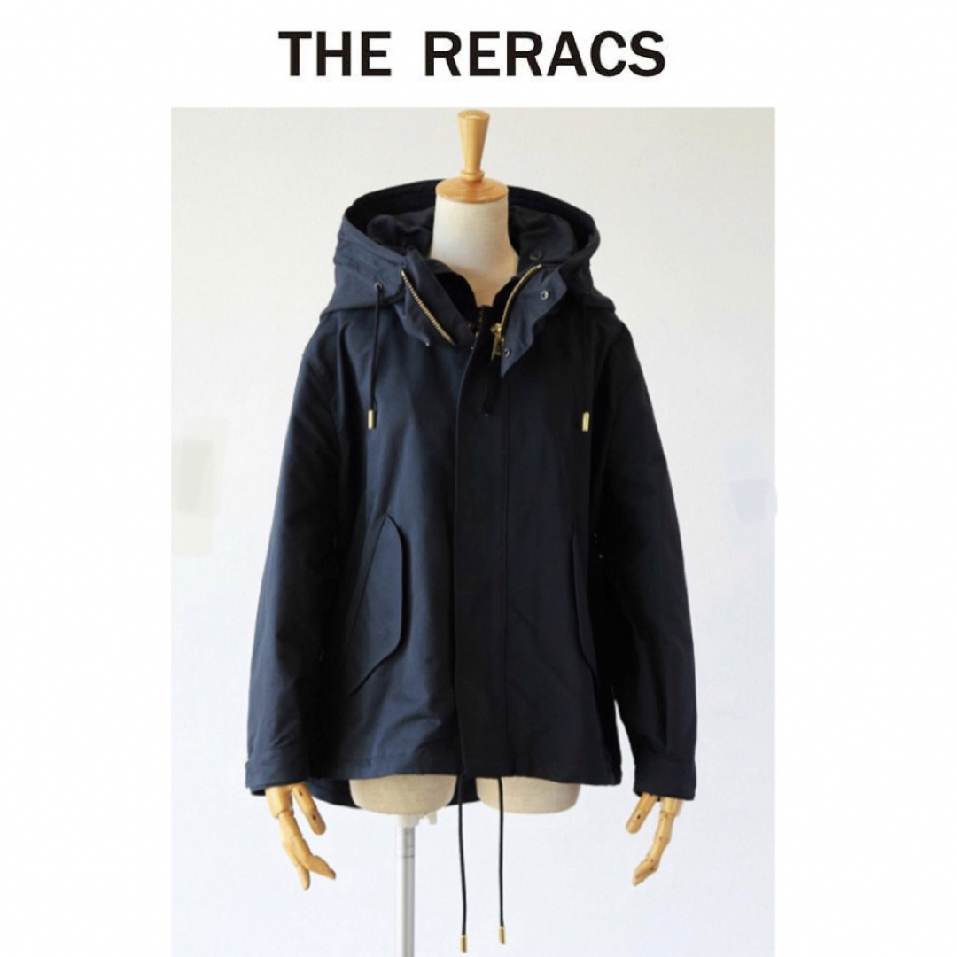 THE RERACS ザ・リラクス　ショート　モッズコート　白　36サイズ