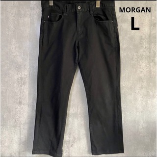 モルガン(MORGAN)のモーガン　Morgan   黒　パンツ　L   ポリウレタン5% 綿95%(その他)
