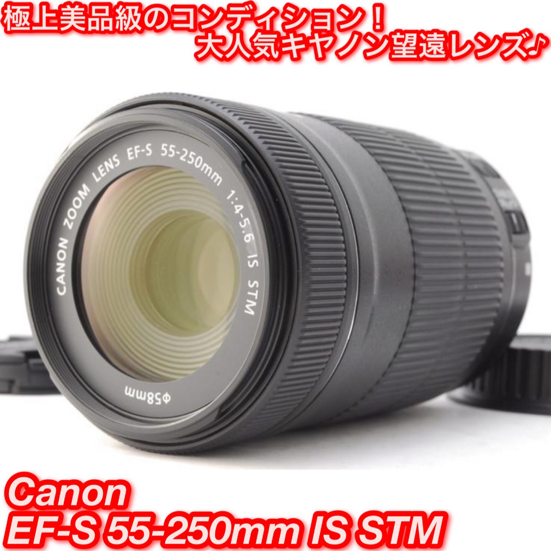 ★快適に撮影できるSTM望遠レンズ☆キャノン 55-250mm IS STM★