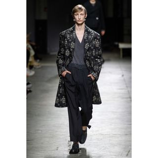 DRIES VAN NOTEN ドリスヴァンノッテンチェスターフィールドコート