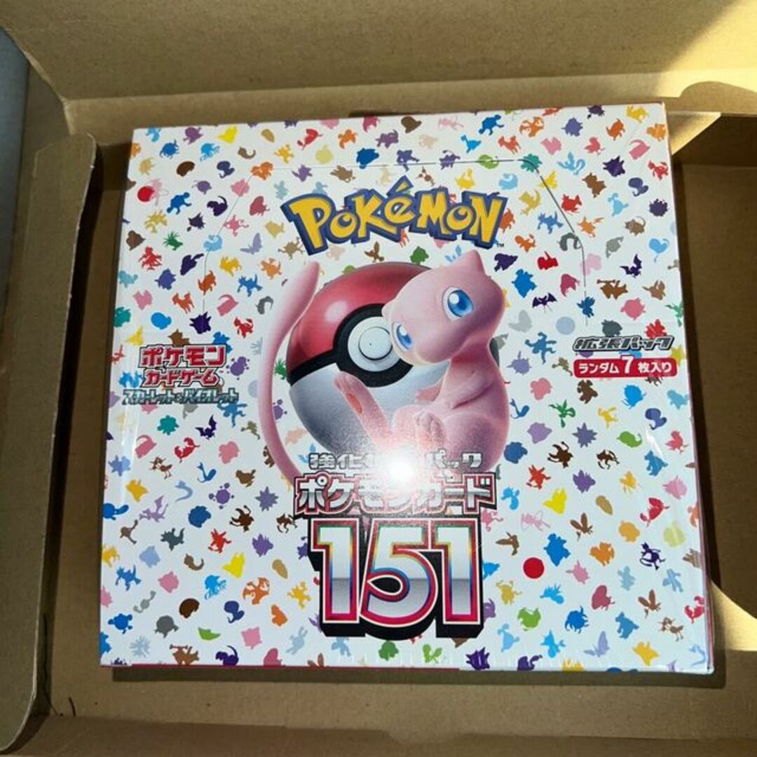 ポケモンカード151 シュリンク付き未開封BOX