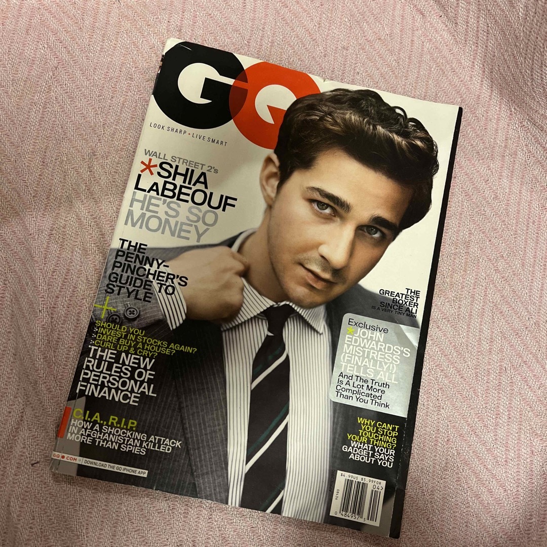 GQ 2010年　シャイアラブーフ エンタメ/ホビーの雑誌(ファッション)の商品写真