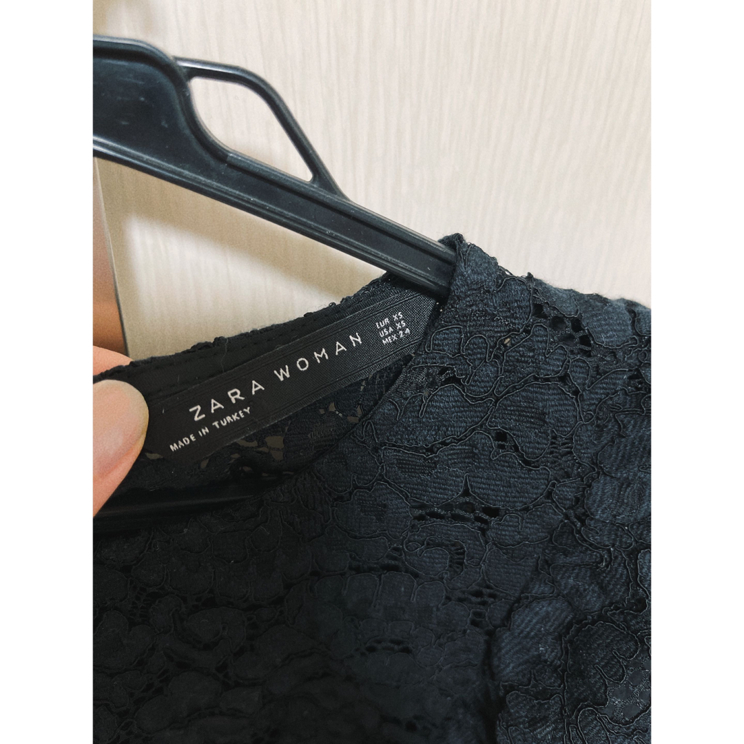 ZARA(ザラ)のZARA 総レース　トップス　ブラウス レディースのトップス(シャツ/ブラウス(長袖/七分))の商品写真