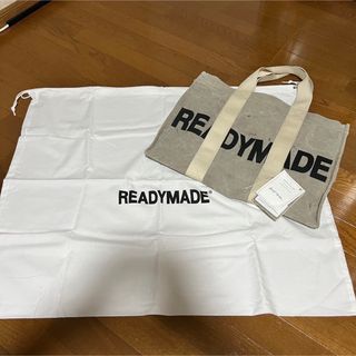 READYMADE  EASY TOTE LARGE / WHT(トートバッグ)