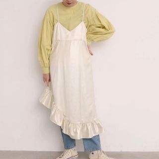 アイアムアイインファクト(I am I in fact…)のSatinwax vintage スリップワンピ(ひざ丈ワンピース)