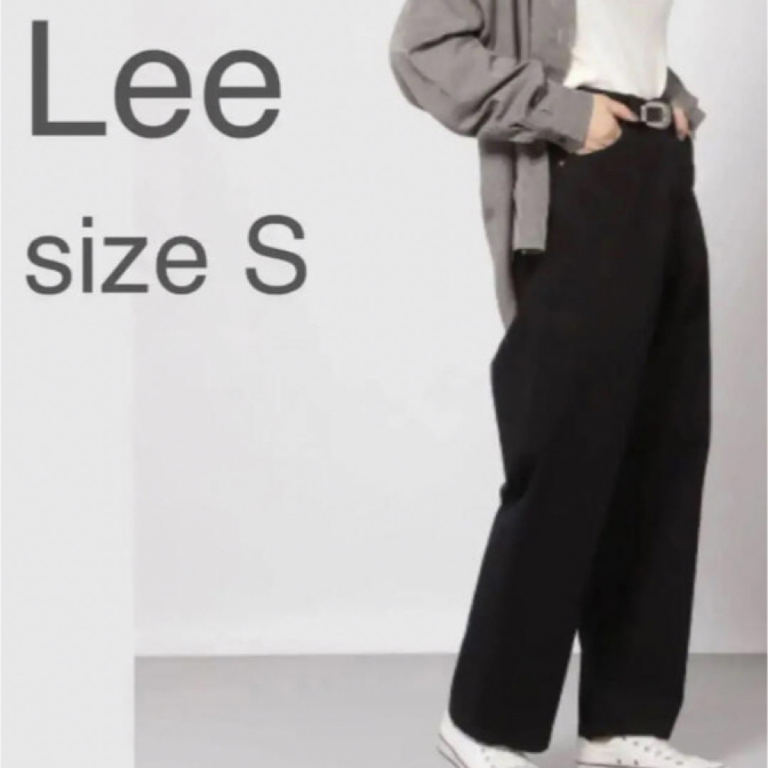 Lee(リー)の新品 Lee ハイウエスト ワイドパンツ カウガールパンツ ページボーイ 黒 レディースのパンツ(デニム/ジーンズ)の商品写真