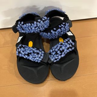 セシリーバンセン(CECILIE BAHNSEN)のCECILIE BAHNSEN Suicoke サンダル 24㎝　ブラック(サンダル)