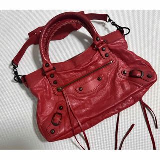 バレンシアガ(Balenciaga)のシティバッグ(RED)(ハンドバッグ)