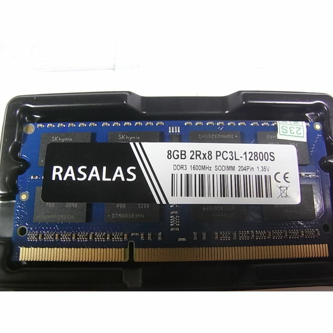 DDR3メモリー 16GB(8GB×2) PC3L-12800S ノートPC用2